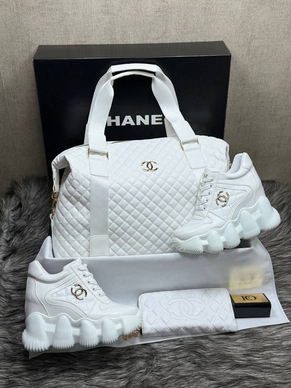 chanal big sole shoe set