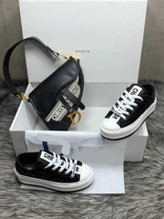CD women's sneakers and bag set