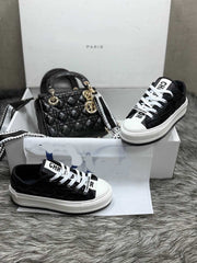 CD women's sneakers and bag set
