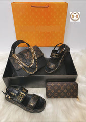 LV sandal and bag set