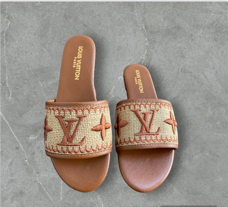 new season LV slippers