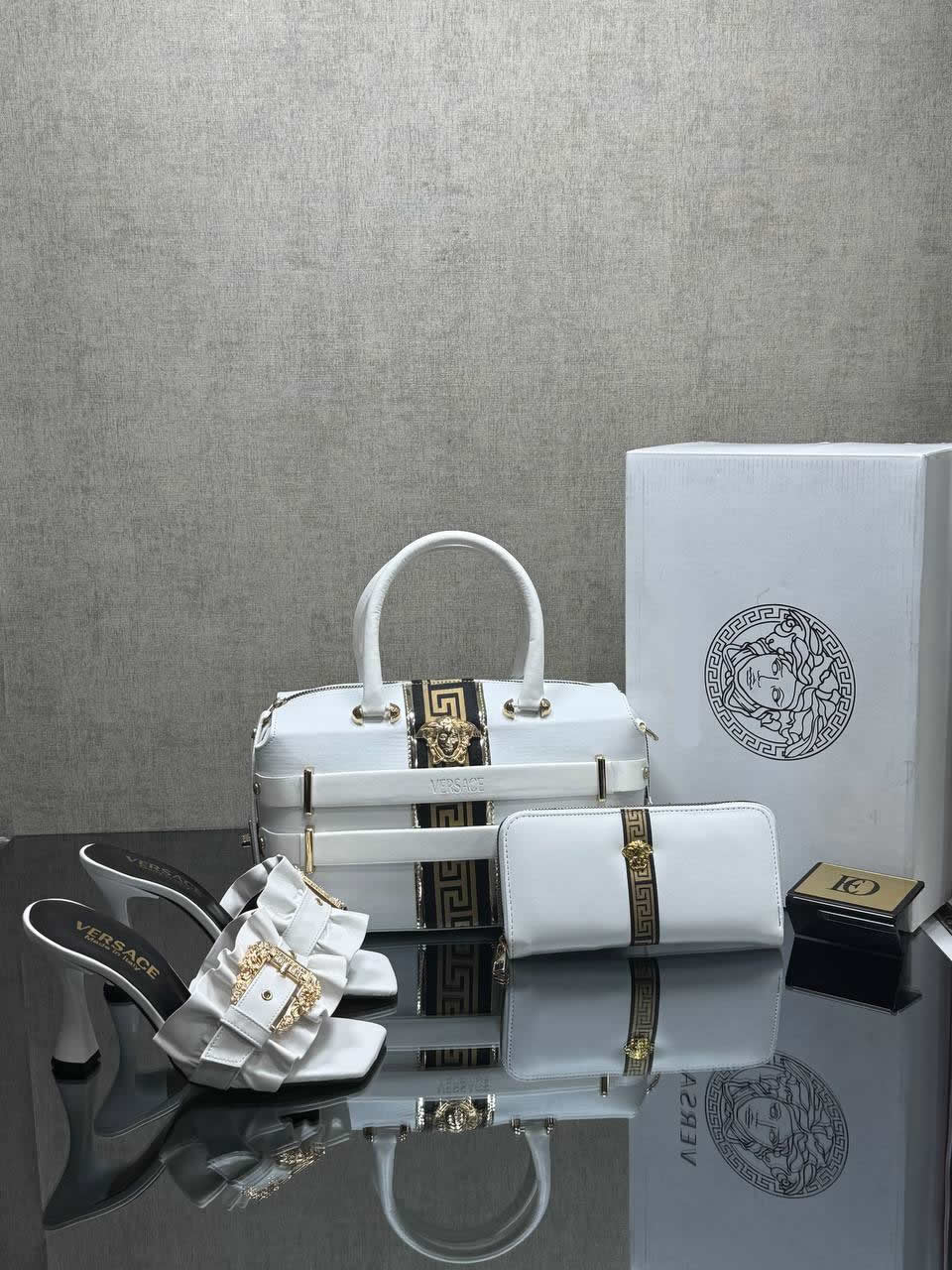 varsaca new heel shoe bag set