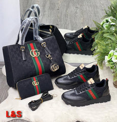 GG new flat shoes and bag set