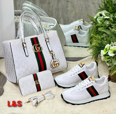 GG new flat shoes and bag set