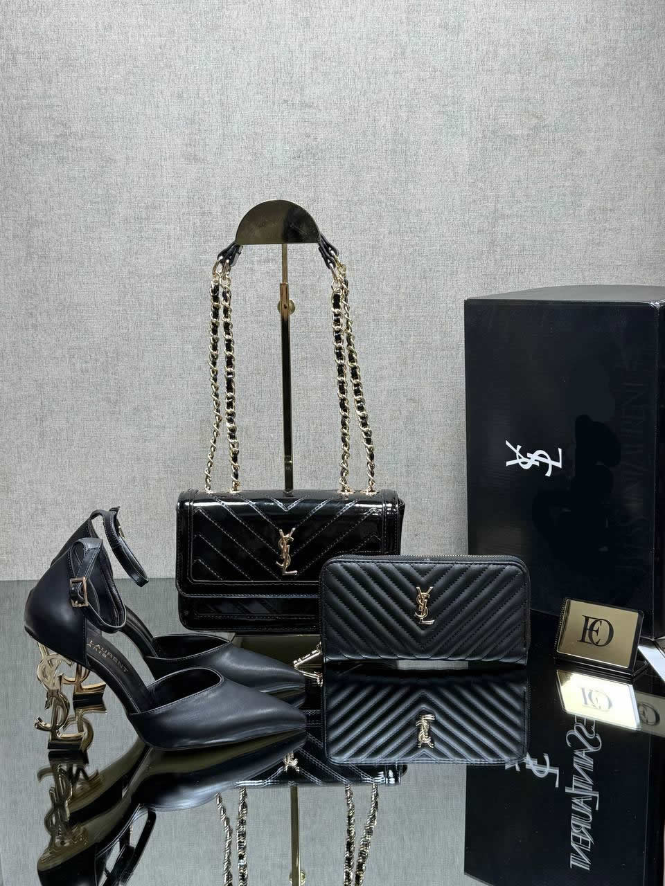 only high heels with ysl logo