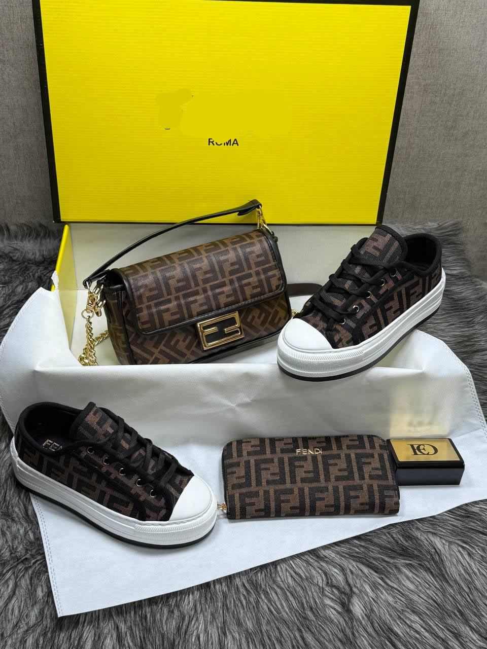 fnd sneakers and bag set