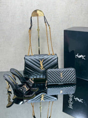 high heels shoes bag set