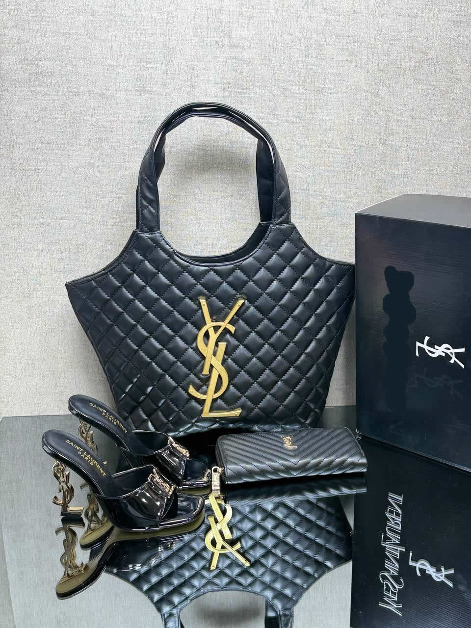 high heels shoes bag set