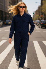 Women's GG casual shirt and trouser set