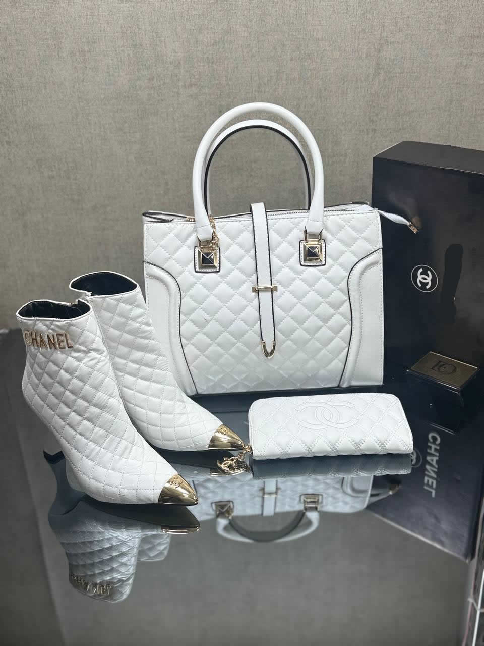 chanal new season boot bag sets