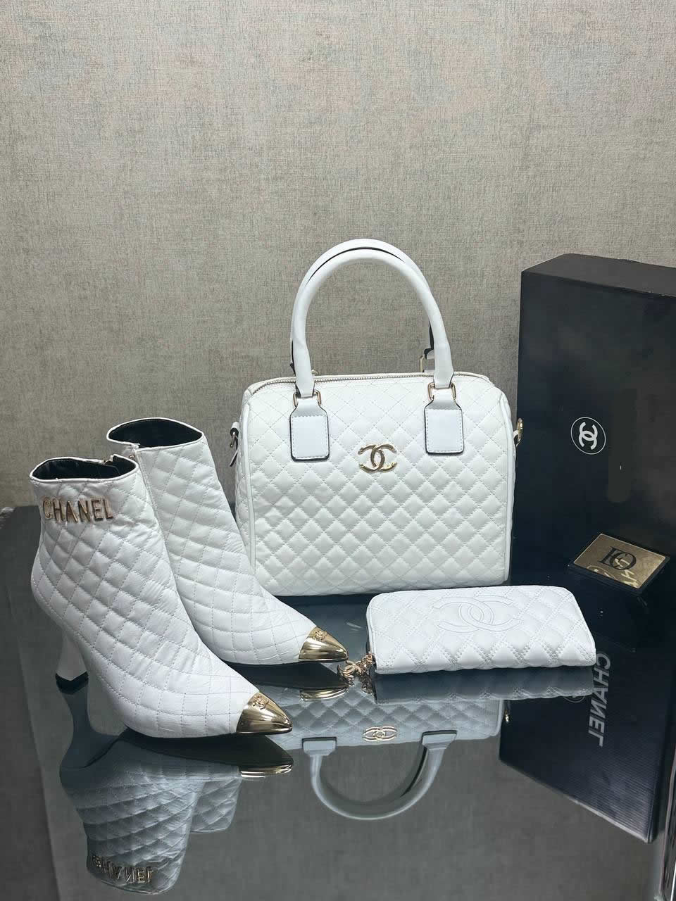 chanal new season boot bag sets