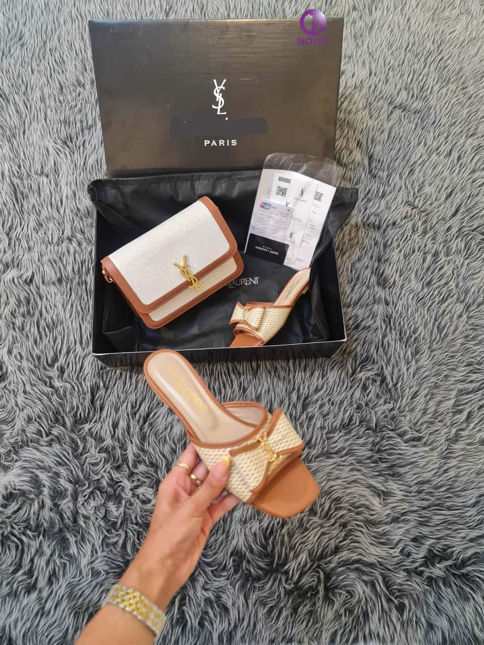 YSL new slipper bag sets