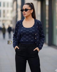 GG Tricot Fabric Set 2 Pieces Set