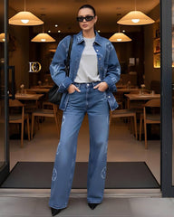 LV Fabric: Denim Suit