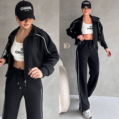 Quilted Jacquard Sports Set