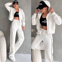 Quilted Jacquard Sports Set