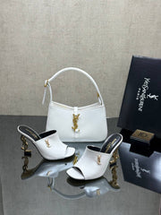 YSL new high heels slippers bag sets