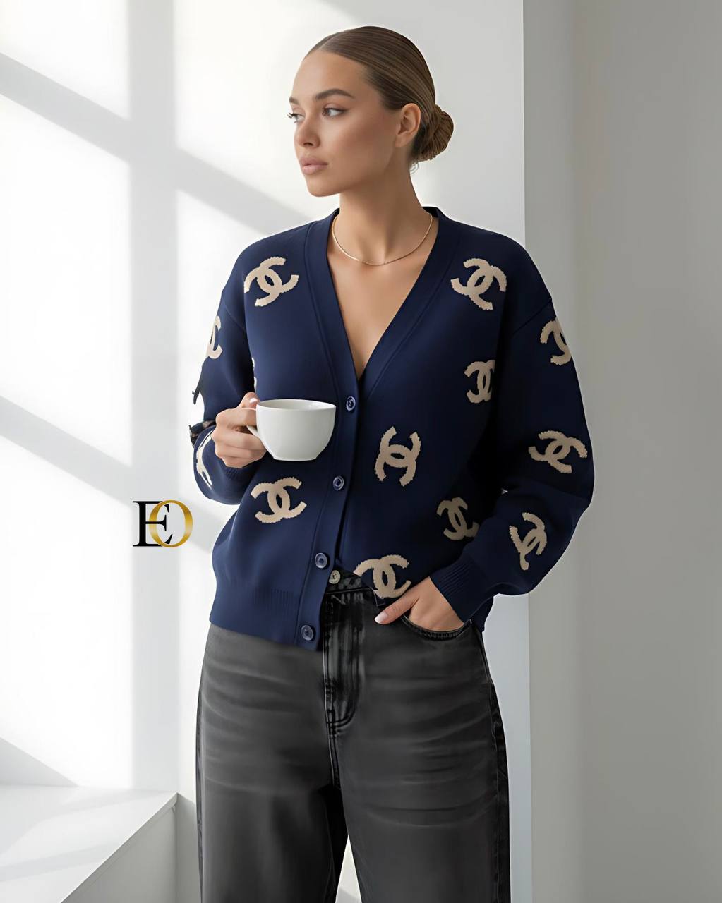 Fabric Tricot Fabric Embroidery on a Sieve