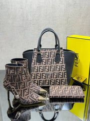 Fenidi new season pointed heels shoes bag set