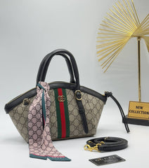 GG EMBLEM SMALL TOP HANDLE BAG