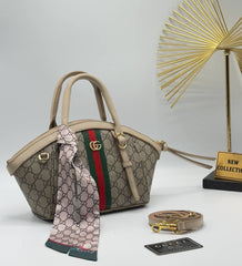 GG EMBLEM SMALL TOP HANDLE BAG