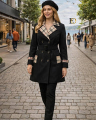 Bonded Fabric Trench Coat