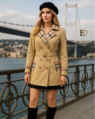 Bonded Fabric Trench Coat