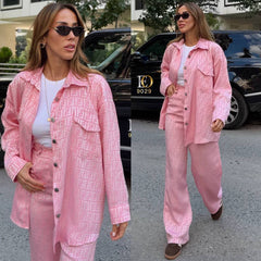 Woven Fabric 2 Piece Set