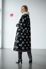 LV fur cashmere jacket