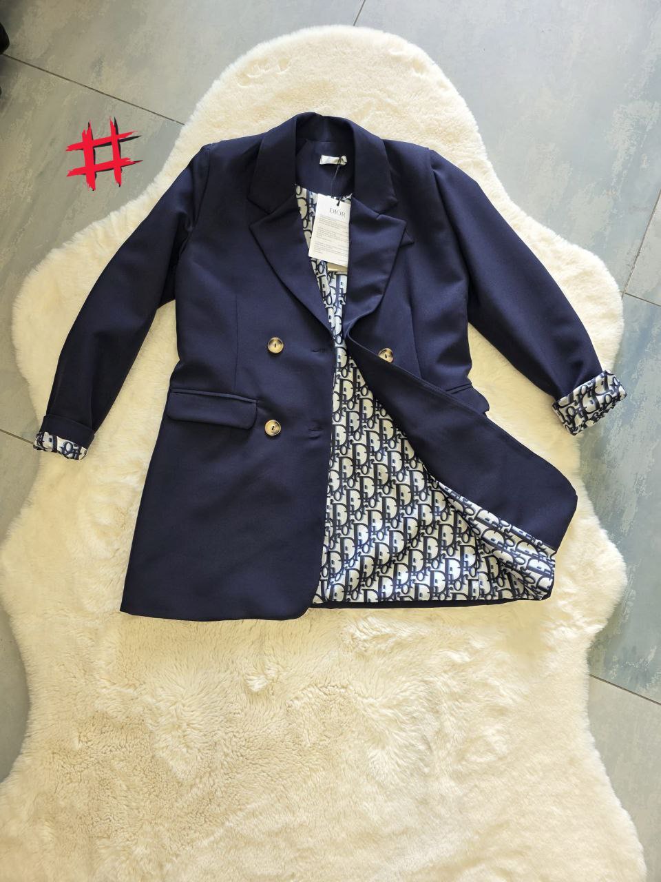 Christian D fabric jacket