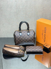 LV ballerina shoes bag set