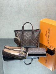 LV ballerina shoes bag set