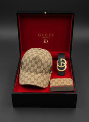 Men's hat and belt set