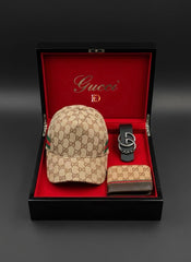 Men's hat and belt set