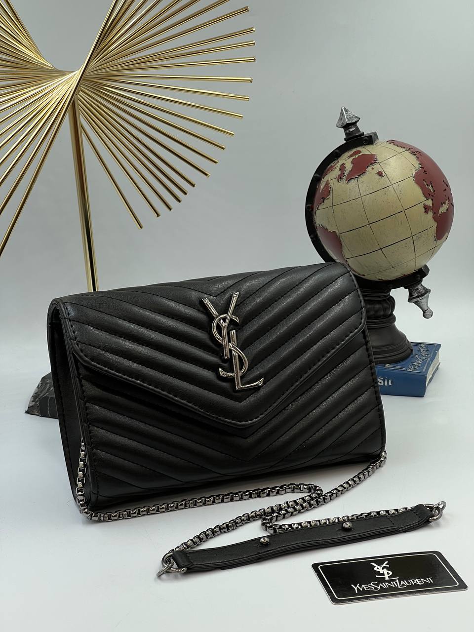 YSL LETTER CROSSBODY BAG