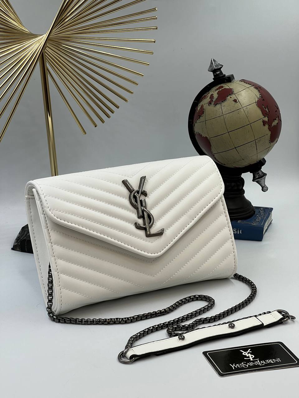 YSL LETTER CROSSBODY BAG