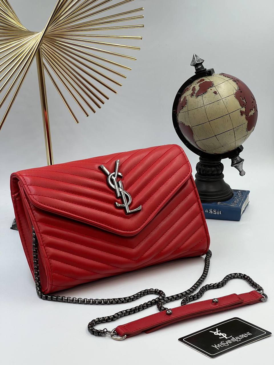 YSL LETTER CROSSBODY BAG