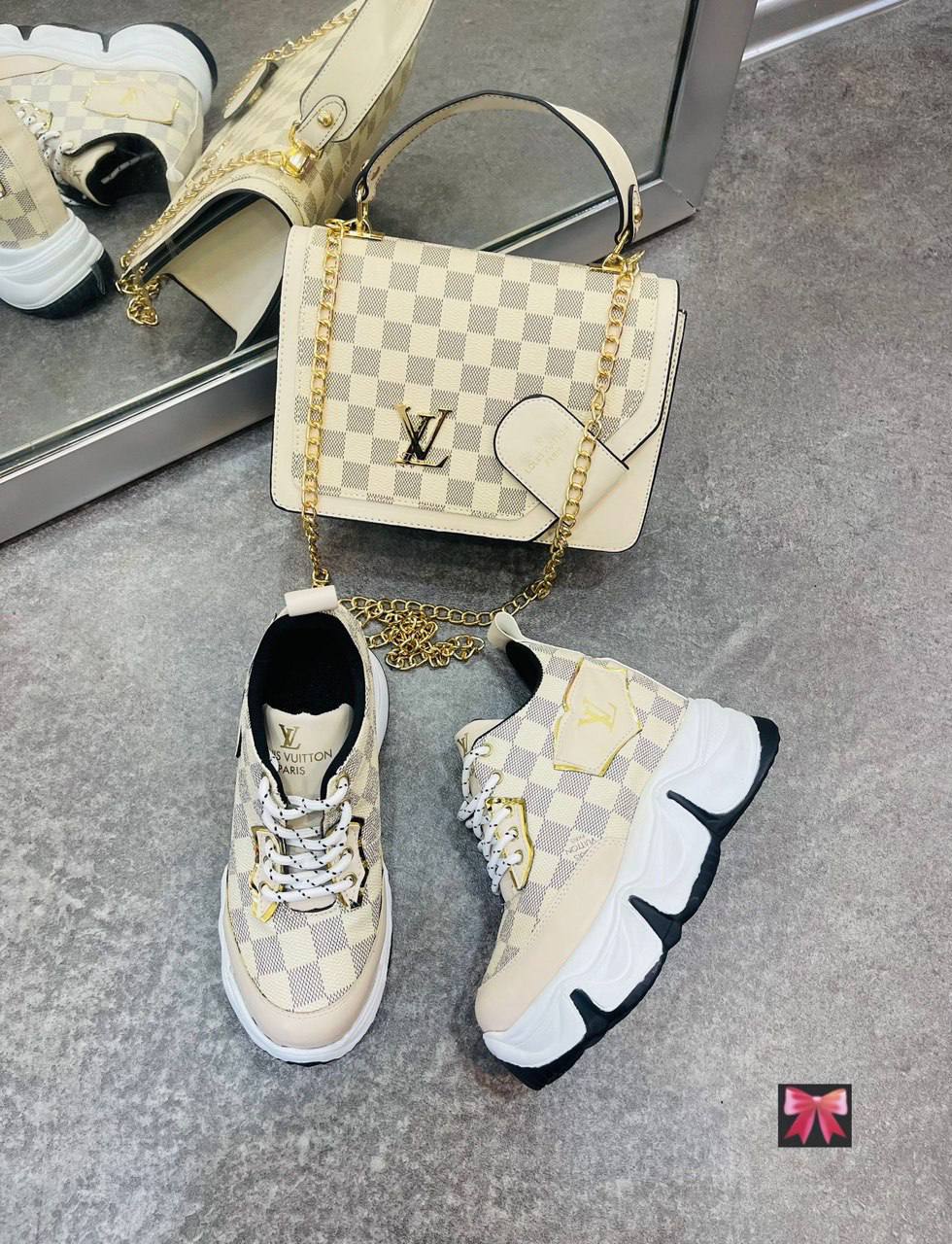 LV High-soled shoes set