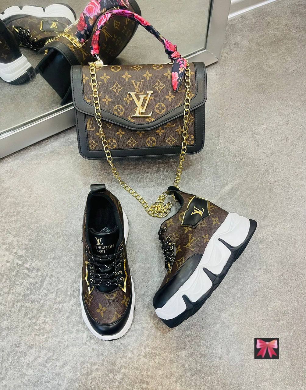 LV High-soled shoes set