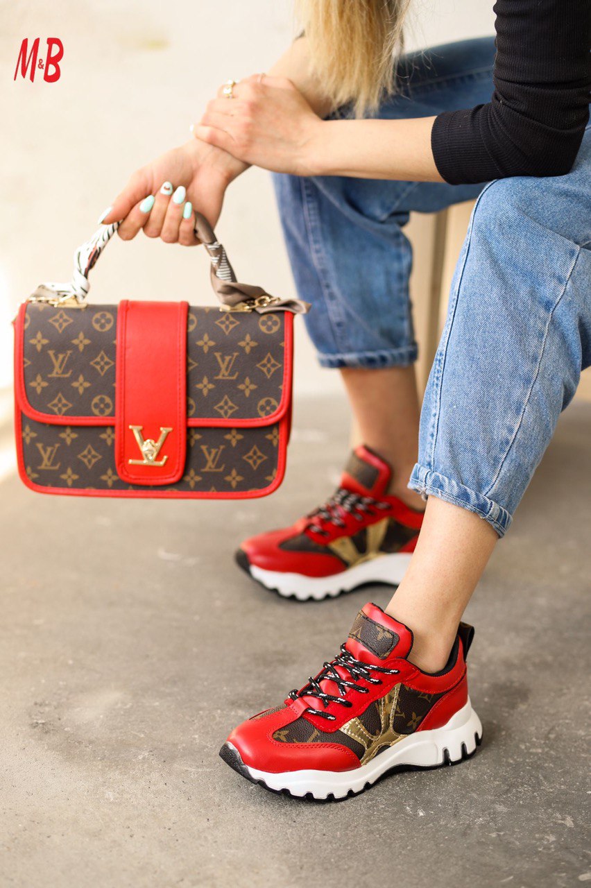 LV classic sneaker bag set