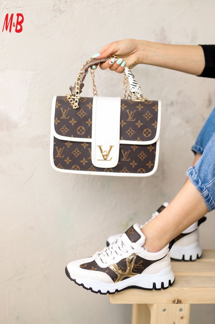 LV classic sneaker bag set