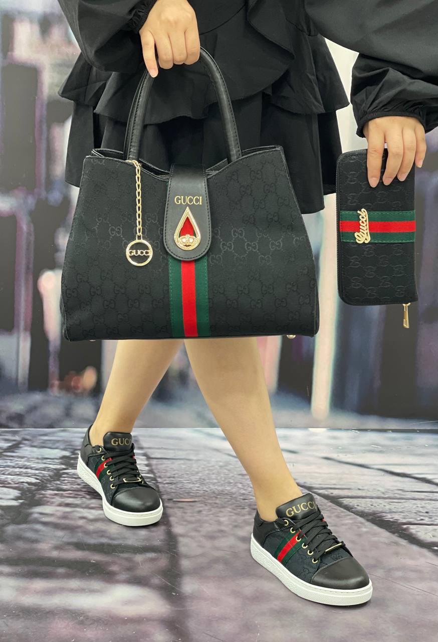 GG sneakers bag