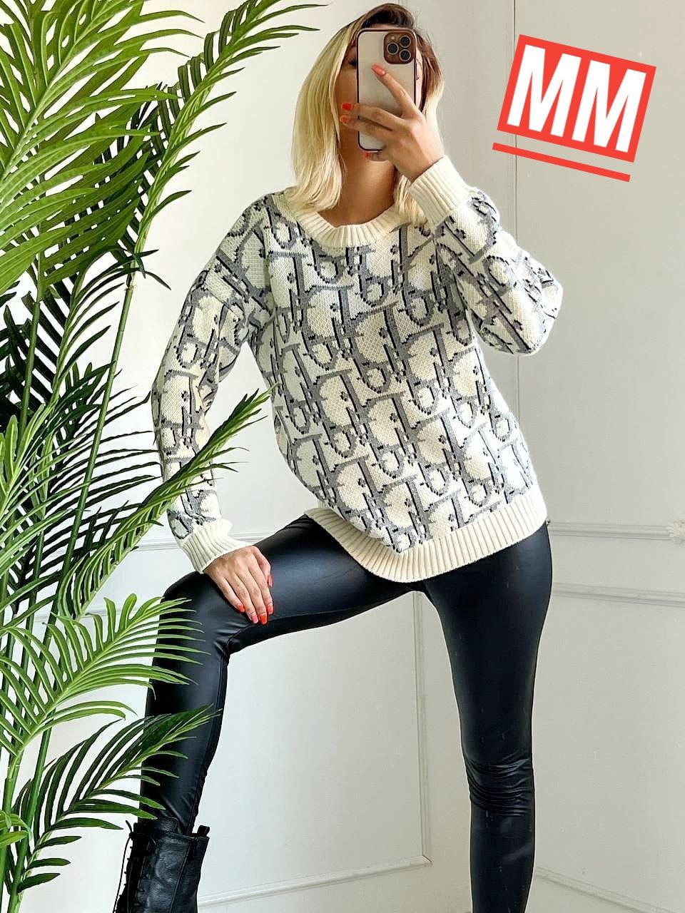 Christian D Knit override sweater