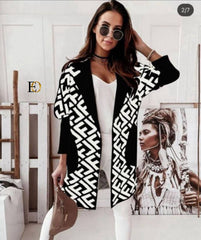 SILK YARN KNIT CARDIGAN