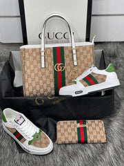 New season GG sneakers bag set