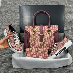 Christian D sneaker bag set