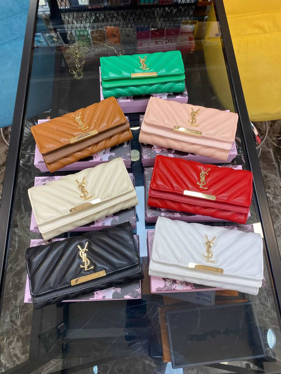 New YSL Wallets