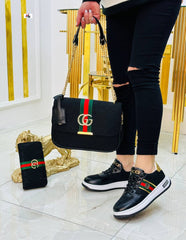 GG new season sports shoes bag combination