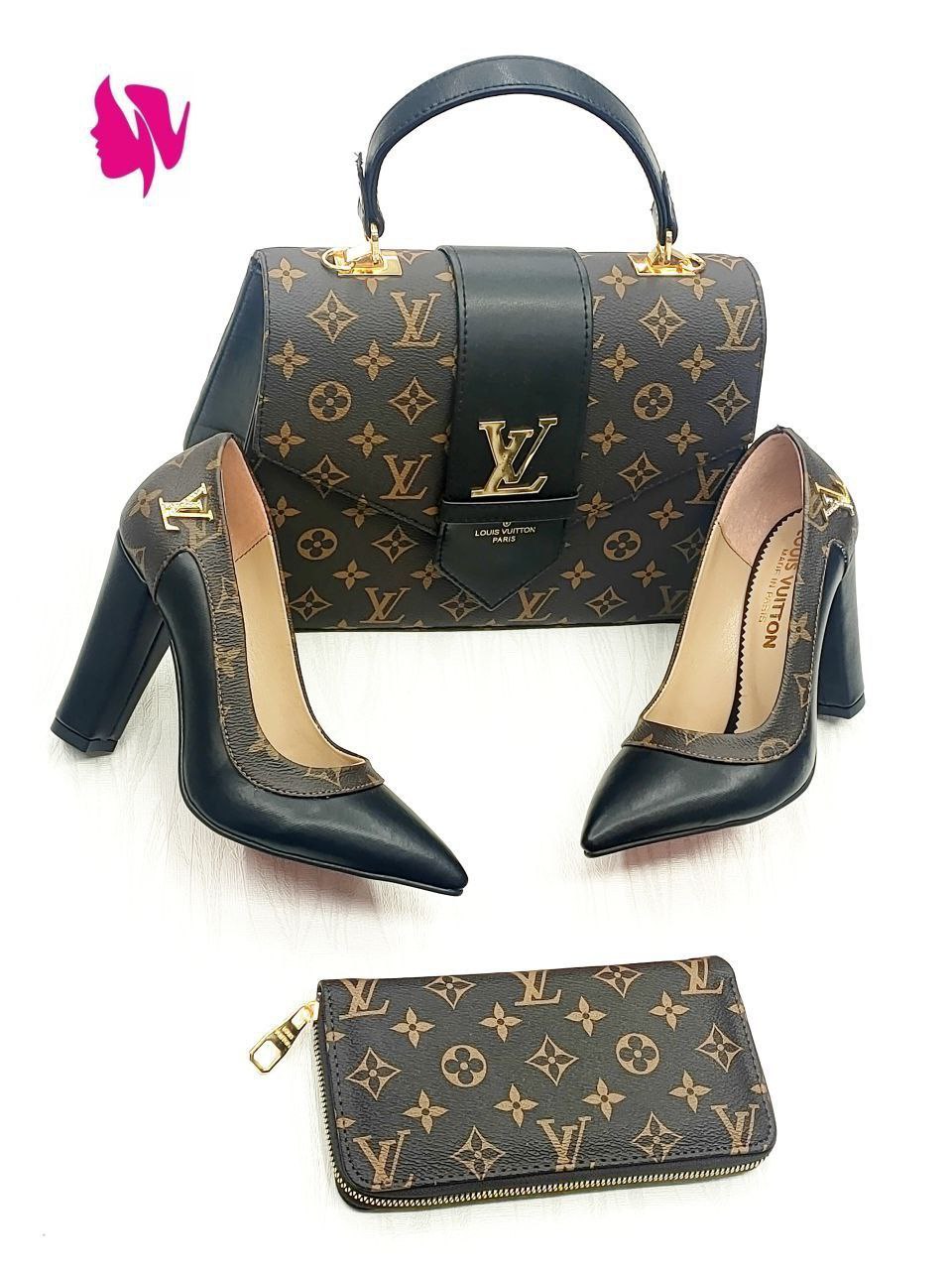 Lv newest high heels set