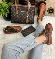 LV classic sneaker bag set